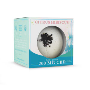 Citrus Hibiscus CBD Bath Bomb