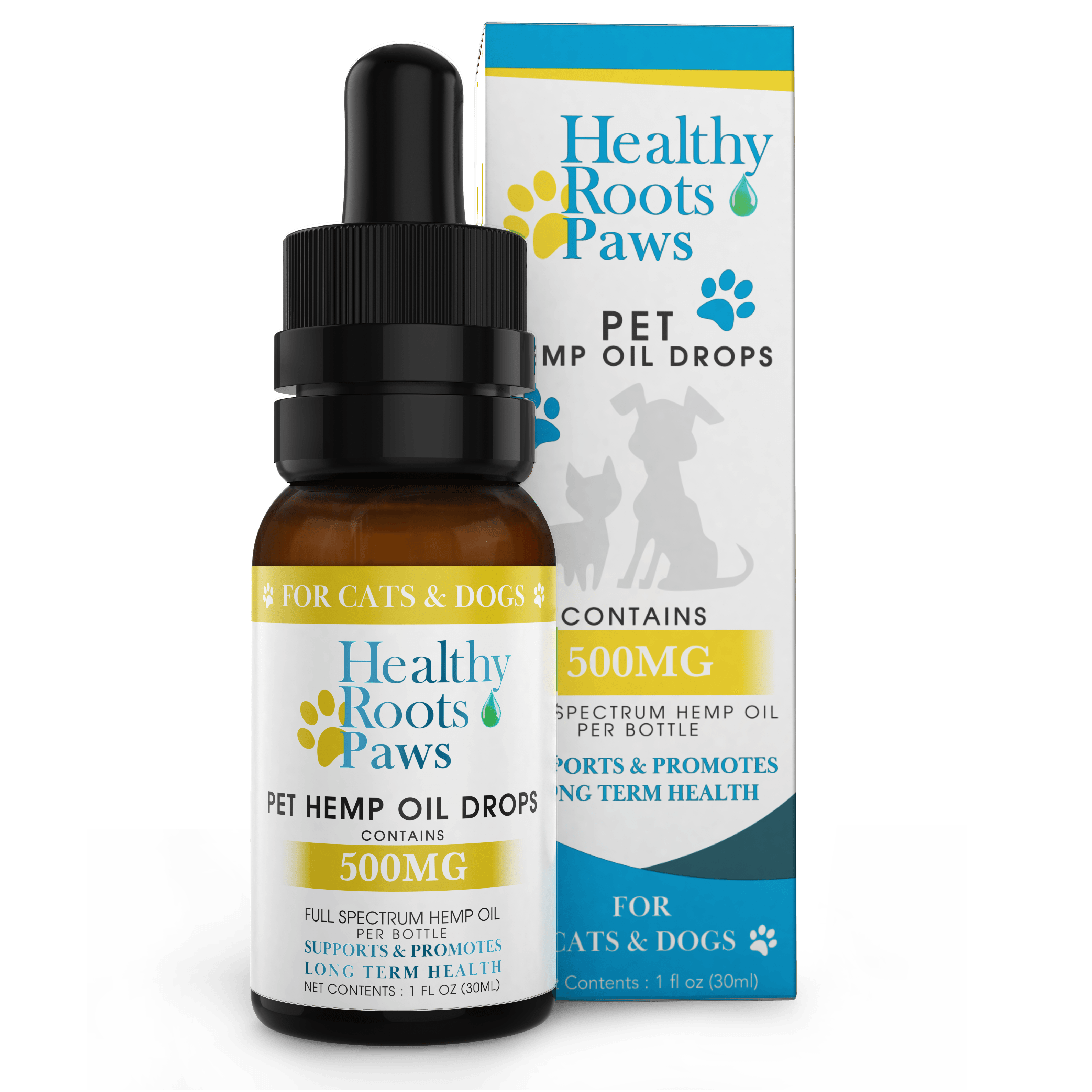 500mg Hemp Oil Drops - For Medium Breeds