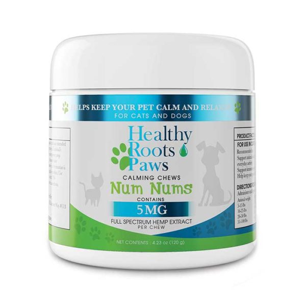 Healthy Roots Paws Num Nums Chews 5mg